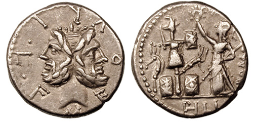 furia roman coin denarius
